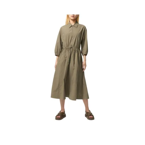 UNIQLO Длинное платье с длинными рукавами женское