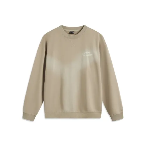 LINING Sports Life Collection Толстовка Унисекс Кофейный Пена Умбра