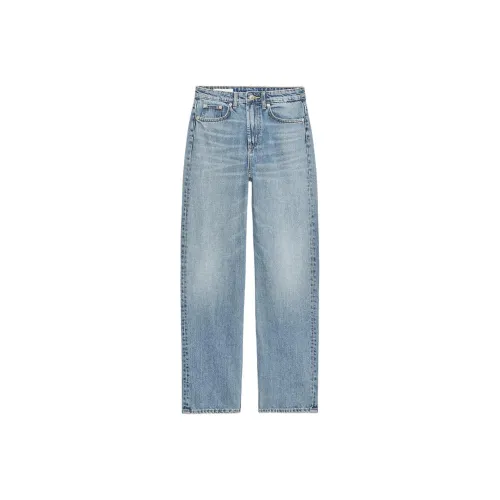 ZARA Trf Светло-Синие Женские Джинсы