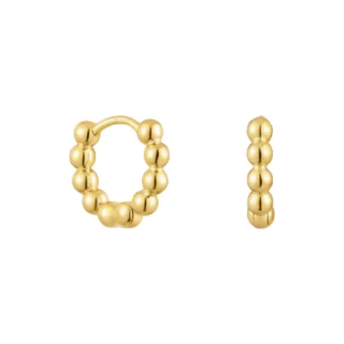 TAOSIXIONG Серьги Серебряные Женские Золотые