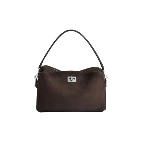 Balenciaga Rodeo Коровья кожа Сумка Мужской Светлый Эспрессо