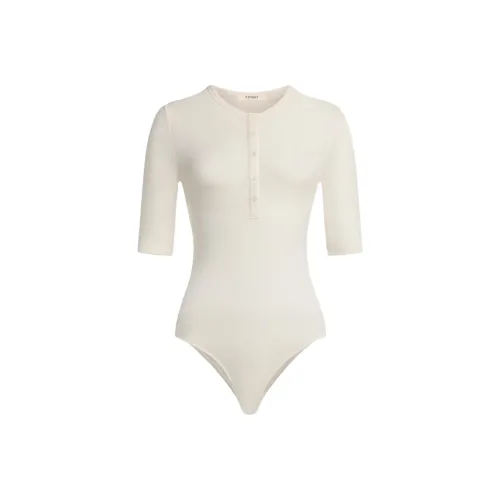 12 STOREEZ Айвори Женское боди