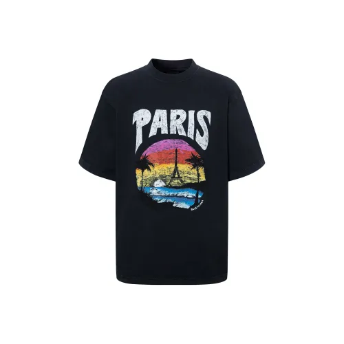 Balenciaga T-Shirt Regular Fit Men's Black