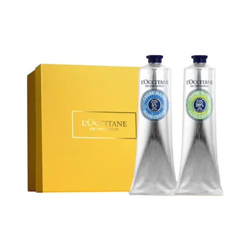 LOCCITANE Relaxing And Nourishing Hand Cream Увлажняющий Освежающий 150 мл+150 мл Shea Blossom