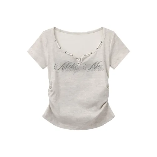 Another alley Светлый хаки Женские T-рубашки