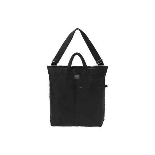 PORTER Нейлоновая сумка-тоут сумка для покупок сумка через плечо сумка обычного размера мужская черная