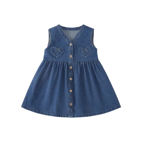 JELLYBABY Джинсовый синий Детские Платья