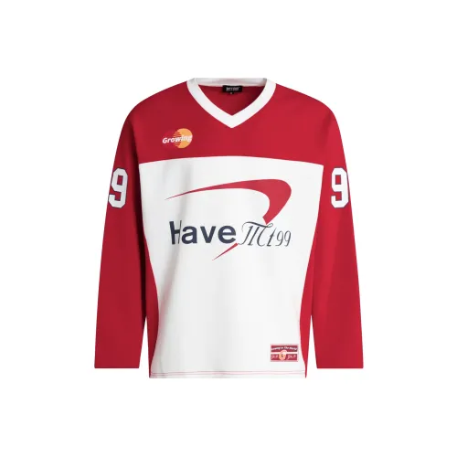 MT99 Красный Белый Унисекс Свитшоты