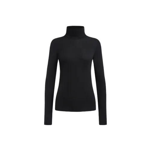 12 STOREEZ Черные Женские T-рубашки