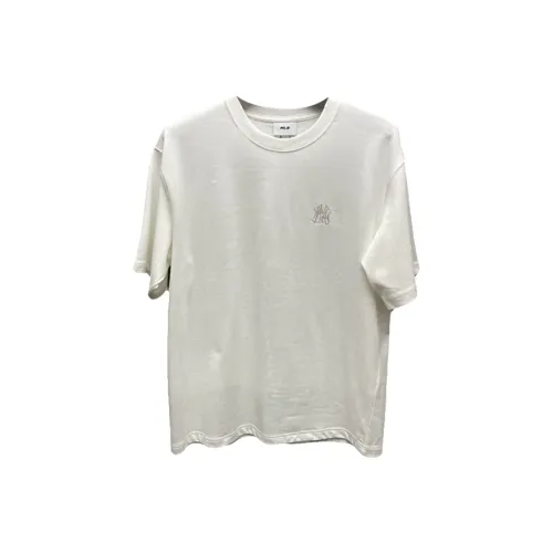 MLB Кремовый Унисекс Футболки с коротким рукавом