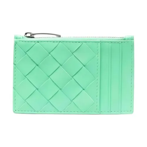 Bottega Veneta Sheepskin Картхолдер Женский Светло-зеленый
