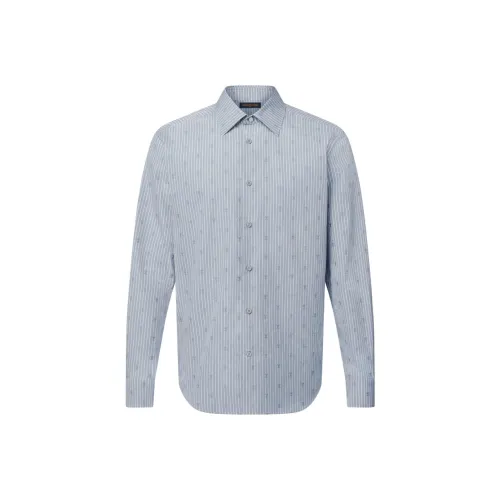 LOUIS VUITTON Blue Men's Shirts LOUIS VUITTON Синие Мужские Рубашки
