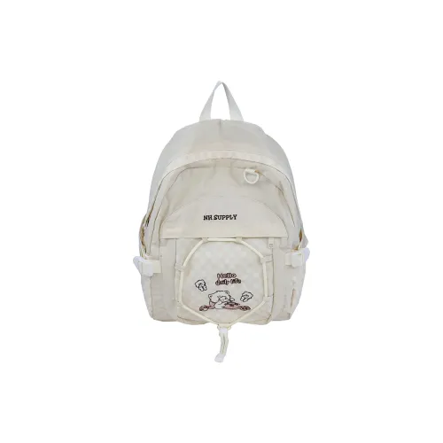 SEVENMOONS Холст Рюкзак Стандартный Женские Белый Розовый Желтый