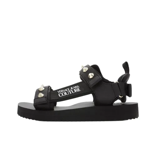 VERSACE JEANS COUTURE Пляжные сандалии Мужской Черный