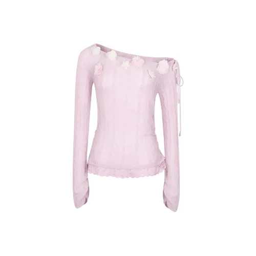 Umoumo Фиолетовые Женские Свитера