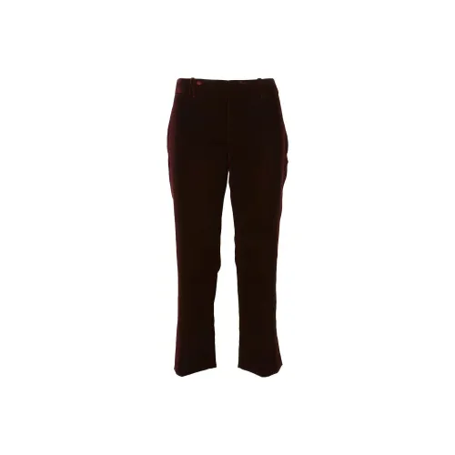 SAINT LAURENT Повседневные брюки Женские Бордовый