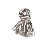 Серебристо-серый принт с животными