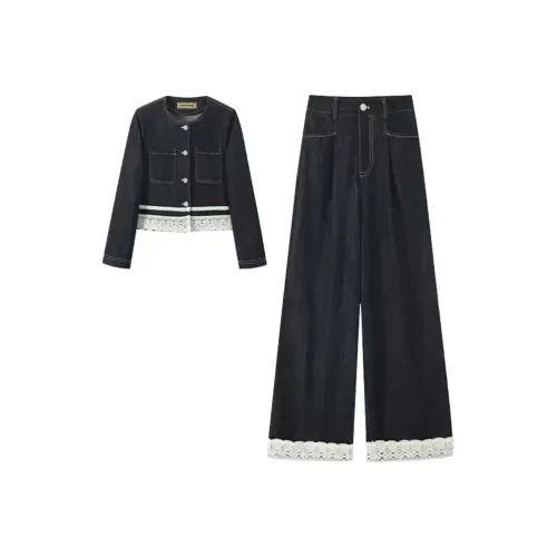 Yvetteclassic Повседневный костюм женский синий