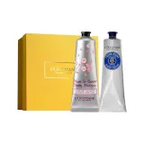 Комплект из двух частей: Крем для рук из ореха ши, 150 мл + Крем для рук с ароматом вишневого цветка, 150 мл