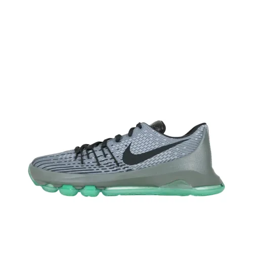 Nike KD 8 Support Low Top Детские баскетбольные кроссовки Серый Подростки