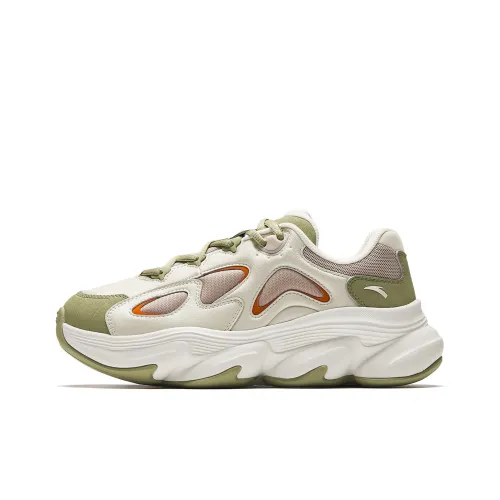 ANTA Meow Shoes Модный Универсальный Модный Женские Dendrobium Зеленый Грубый меланжевый серый Нежный хаки