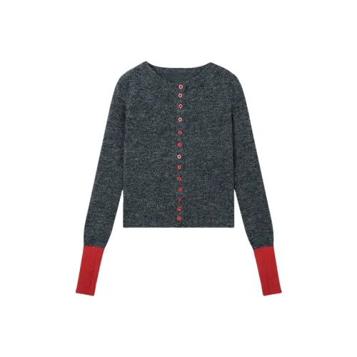 7 SEVFUN Серый Красный Женский Трикотаж