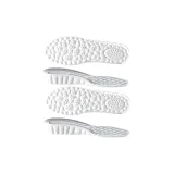 [2 пачки Бело-Серый 3 см] Незаметное увеличение высоты | Мягкий отскок Удобный