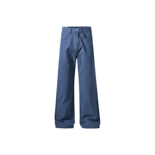 Azvk H2 NB107 French Work Blue Men's Jeans