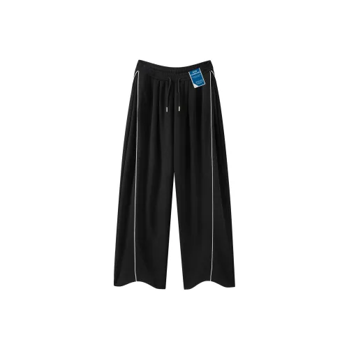 HANDAIWEI Черные Унисекс Повседневные Штаны