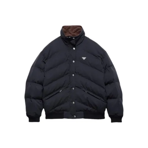 PRADA SS25 Пуховик Свободного кроя Женский