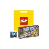 Дружба Bus+Случайный Пазл Сумка*1+Сумка для покупок (Материал Случайный)