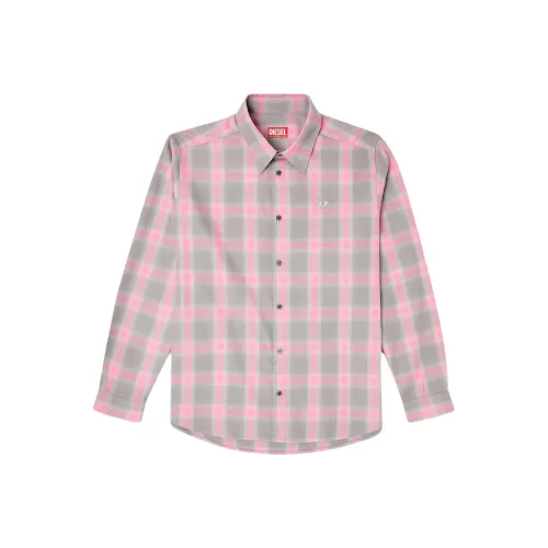 DIESEL Розовые Мужские Рубашки