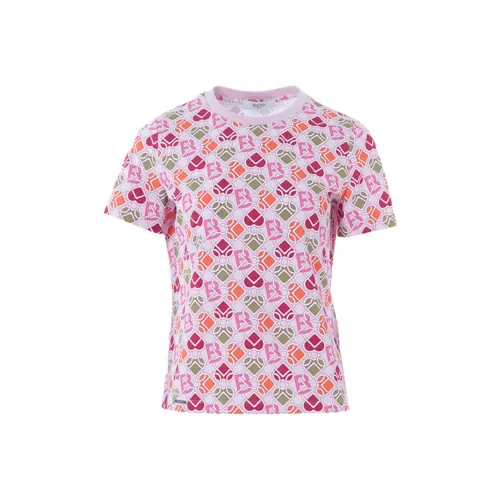 BESIONIA Розовые цветы Женские Футболки