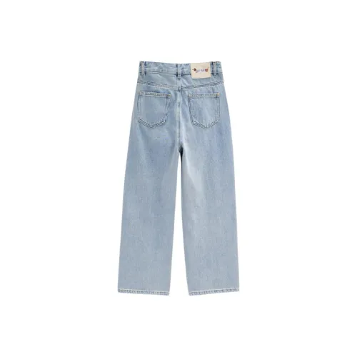 Love to serve Джинсовый синий Женские Джинсы