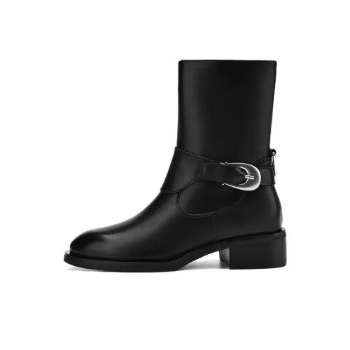 Rosa Bianca Botines 4CM Женские Черный