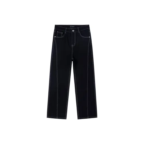 HARSIINCN H25AMNK372 Черные Унисекс Джинсы