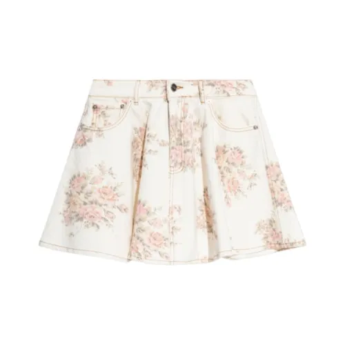 GANNI Джинсовые короткие юбки Женские