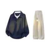 Темно-синий & Абрикос