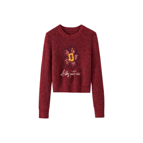 JOSR Красный Женский Трикотаж