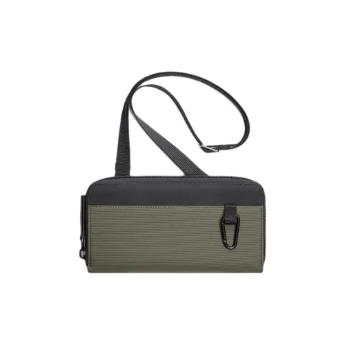 ZARA Artificial Leather Crossbody One Shoulder Wallet Men's Khaki Green ZARA Искусственная кожа через плечо одно плечо кошелек мужской хаки зеленый