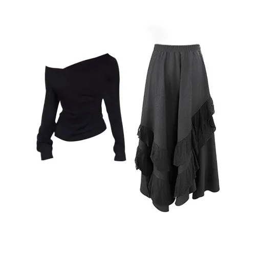 MARIE·COCO Топ+Юбка Женские Комплекты Юбка