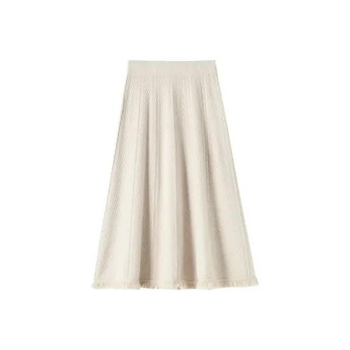 AHDO Женские Вязаные Длинные Юбки