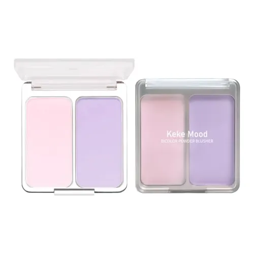 KEKE MOOD Два Тон Румяна Матовый Длинный Тяжелый Легко Смесь Прозрачный Увлажняющий Естественный