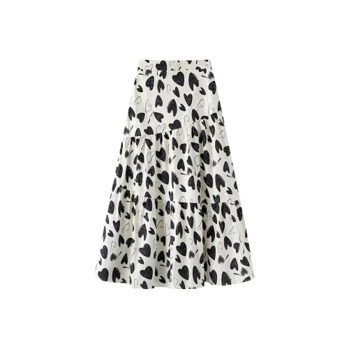 MH Ecru Женские Повседневные Длинные Юбки