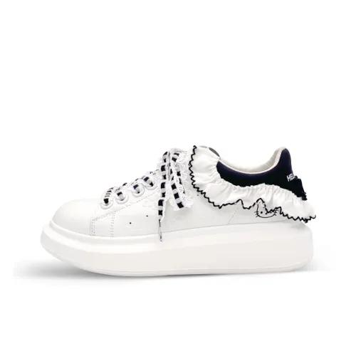 Hello Kitty Белый Устойчивый к истиранию Дышащий Отводящий влагу Низкий Топ Повседневный Женский