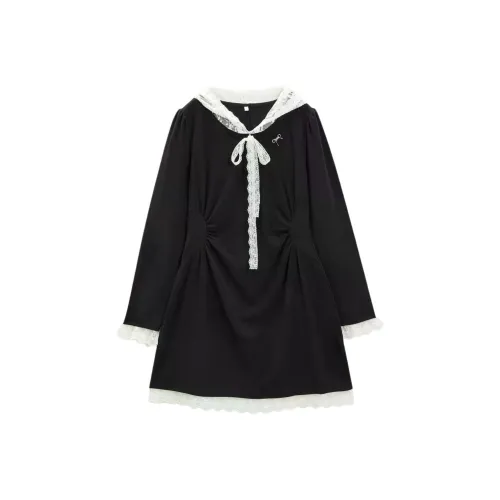 Love To Serve Длинное Платье с Длинными Рукавами Женское