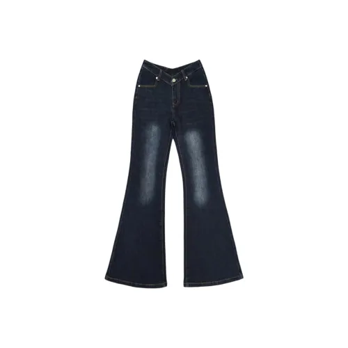 JOSR Темно-синий женский джинсы