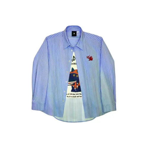 FACEON LAB Светло-синие унисекс рубашки