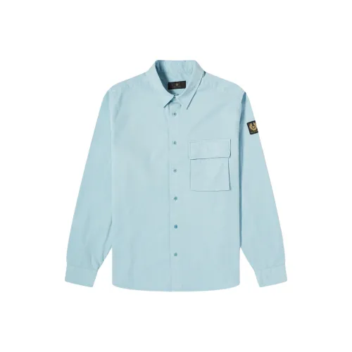 Belstaff Небесно-голубой Мужские Рубашки