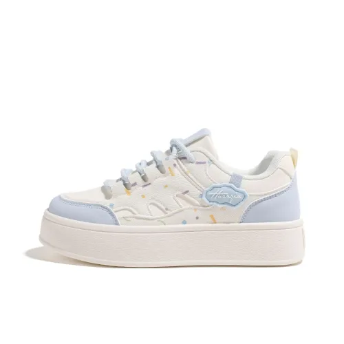 HUANQIU Slip-resistant Водонепроницаемый Устойчивый к истиранию Баланс Легкий Низкий Топ Скейтборд Кроссовки Женские